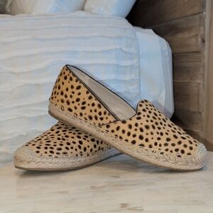 Sam Edelman Leopard Print Espadrille Flats Size 9.5